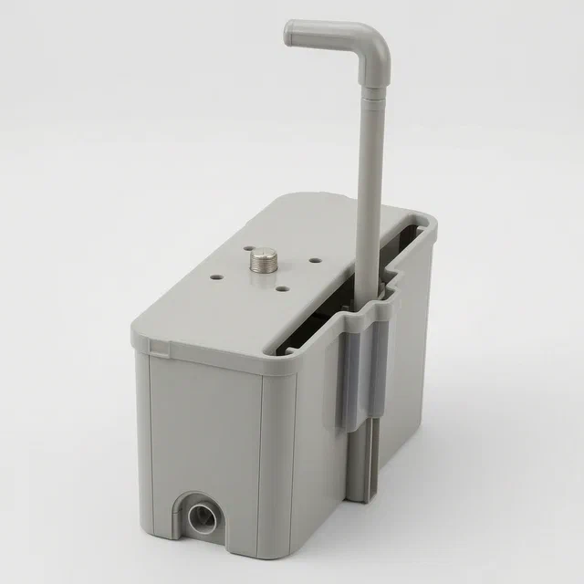 Electric Flat Mop Cleaning Bucket with Automatic Washing and Wringing - product render